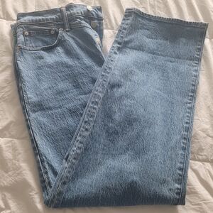 Madewell Blue Flare & Wide Leg Jeans